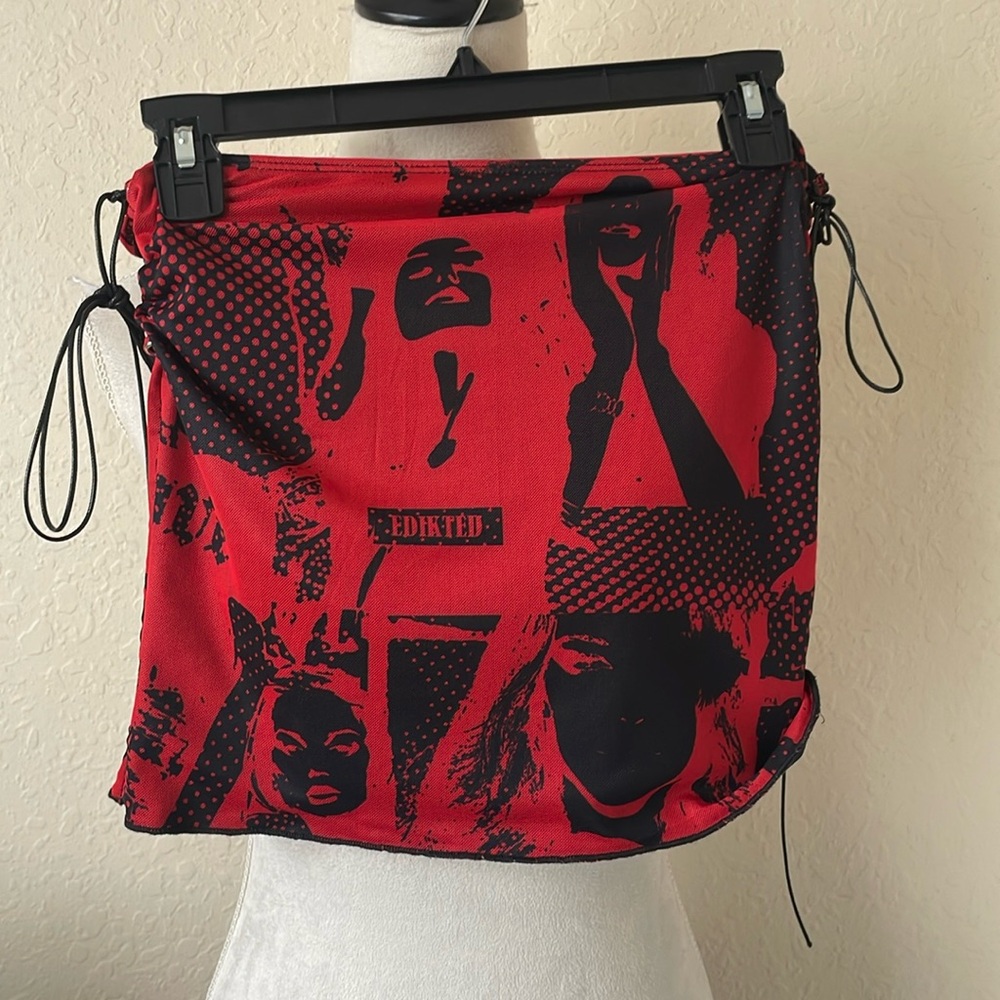 Edikted Tati Mesh Mini Skirt - Picture 2 of 6